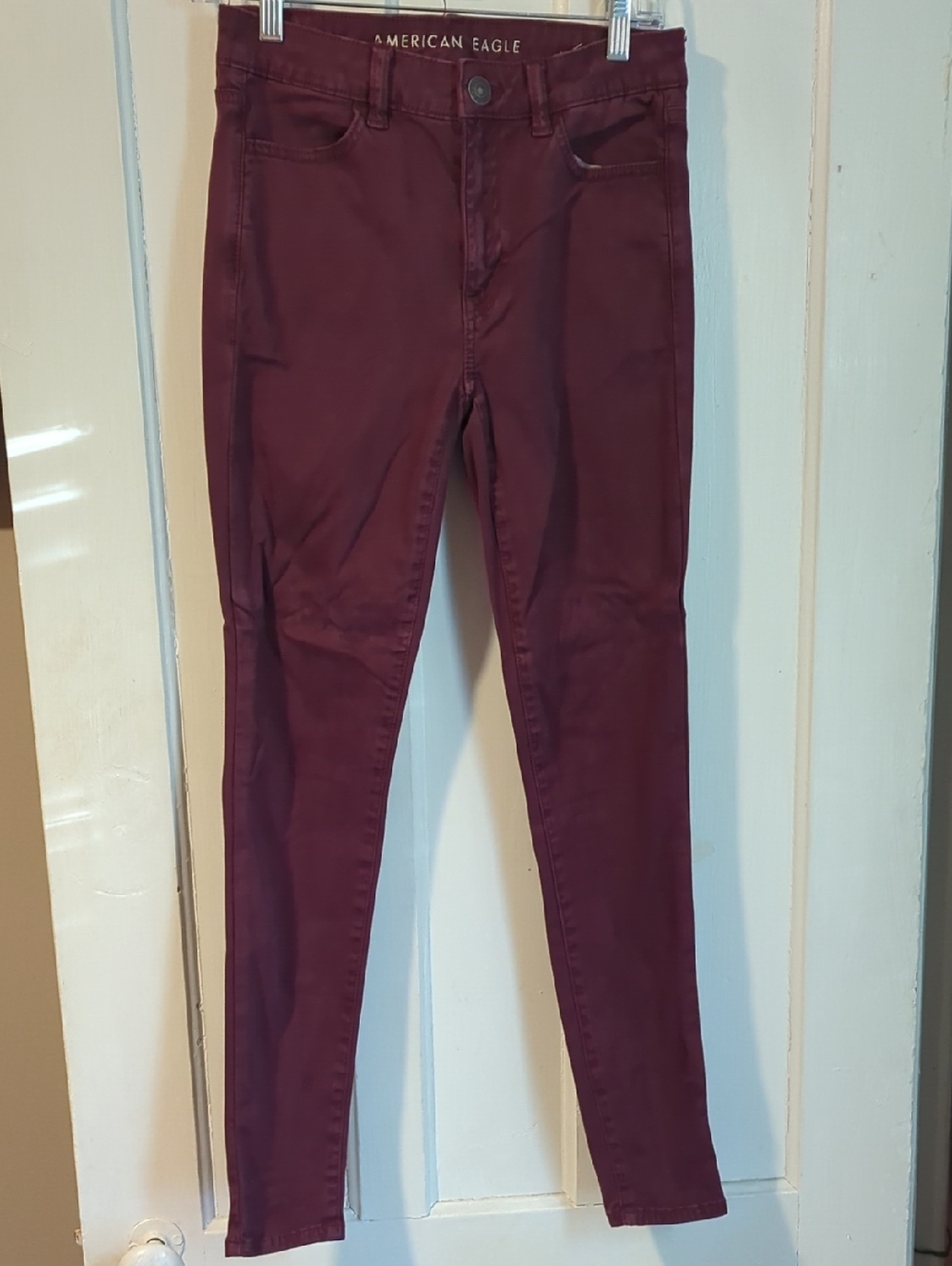 American Eagle Outfitters Burgundy Jeggings
